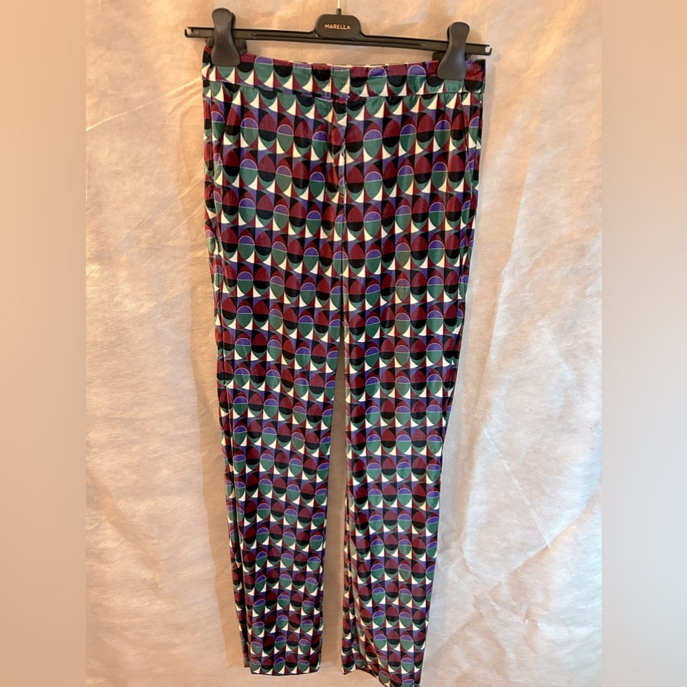 NWT. Marella geometric print straight leg pant. 2